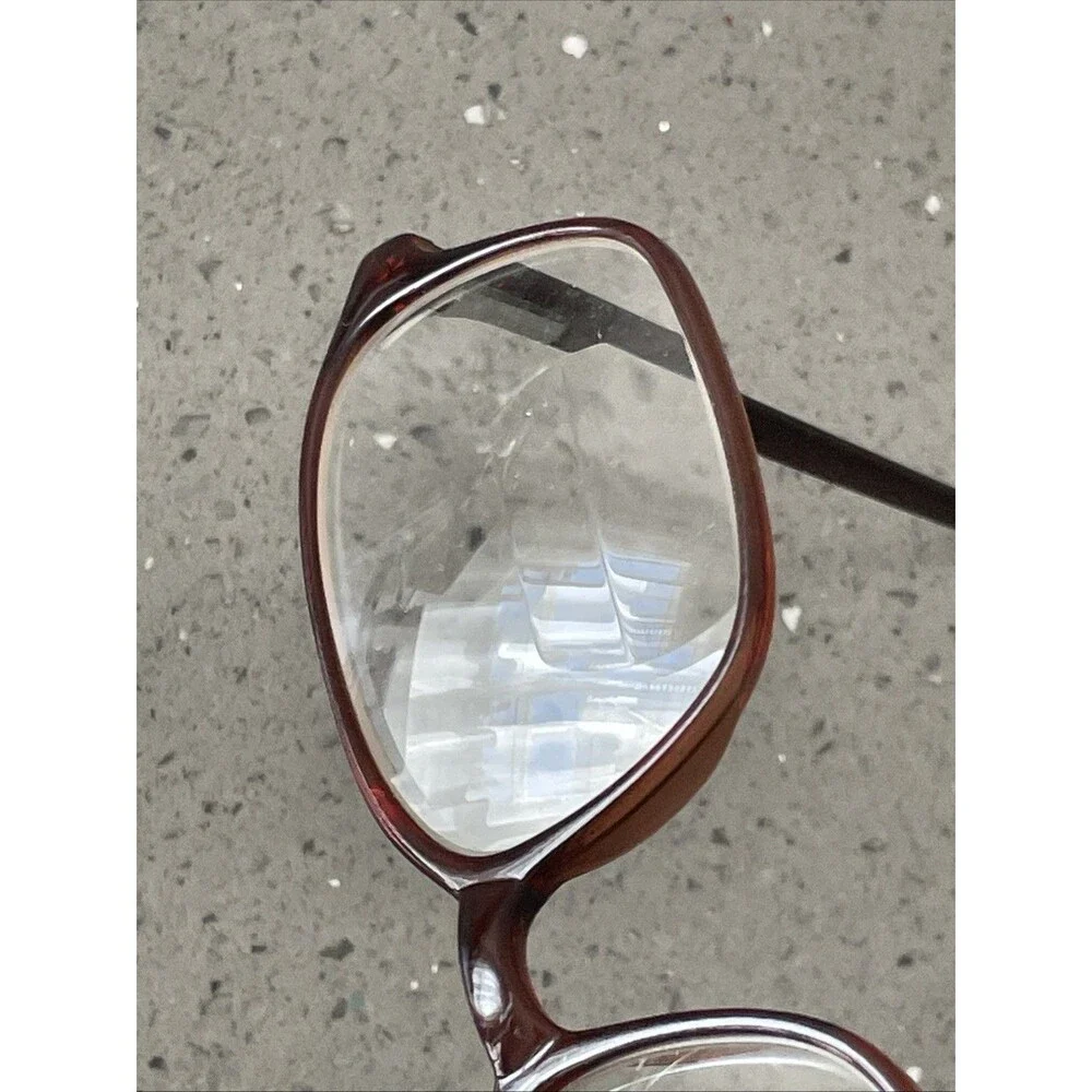 ROMCO 4 1/2- 5 3/4 Eyeglasses Brown Square Frames ONLY Full rim